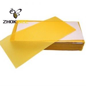 Beeswax foundation sheet