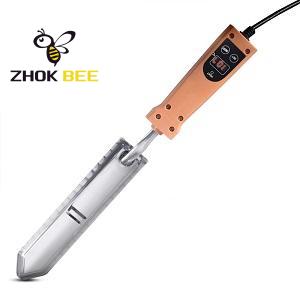 Electric honey uncapping knife with thermo regulator